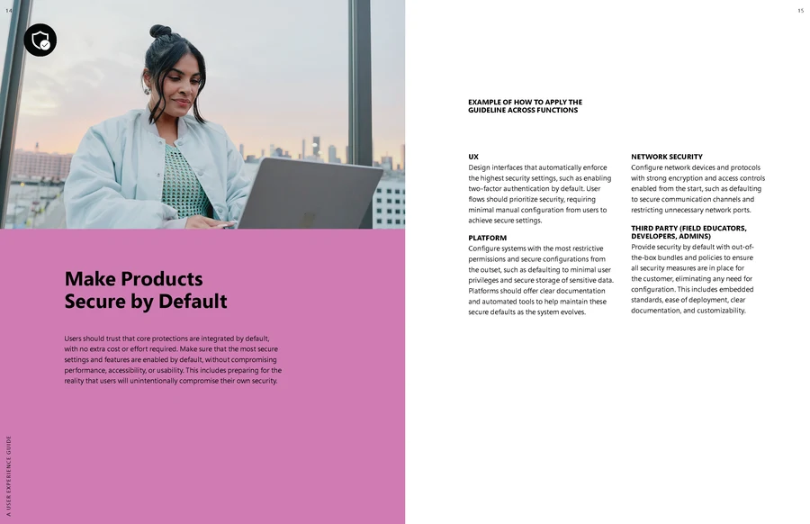 Make Products Secure by Default spread